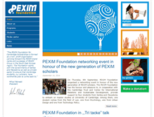 Tablet Screenshot of peximfoundation.org